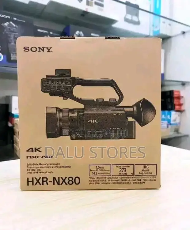 Nx80 Recording Camera Price Sony HXR-Nx80 Nxcam In Ikeja Photo