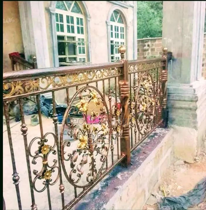Rough T Iron Railing