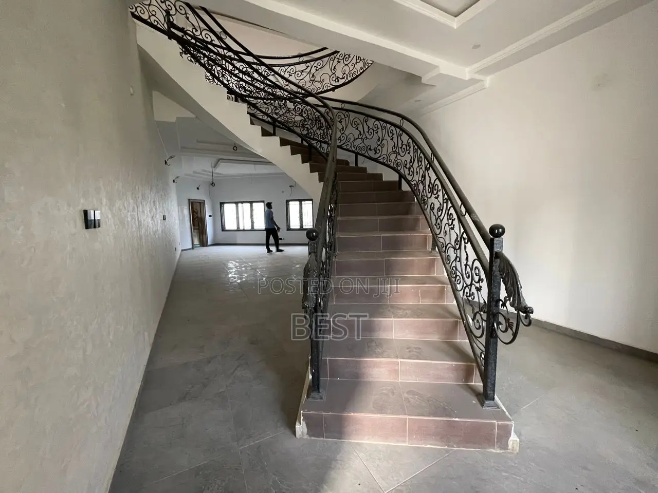 Rough T Iron Railing
