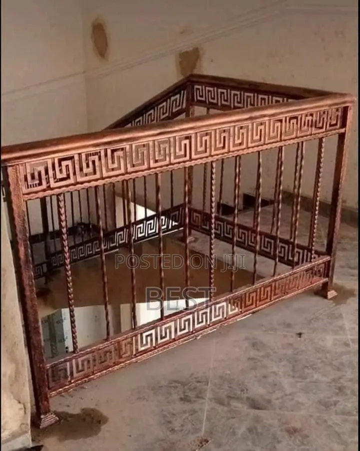 Rough T Iron Railing