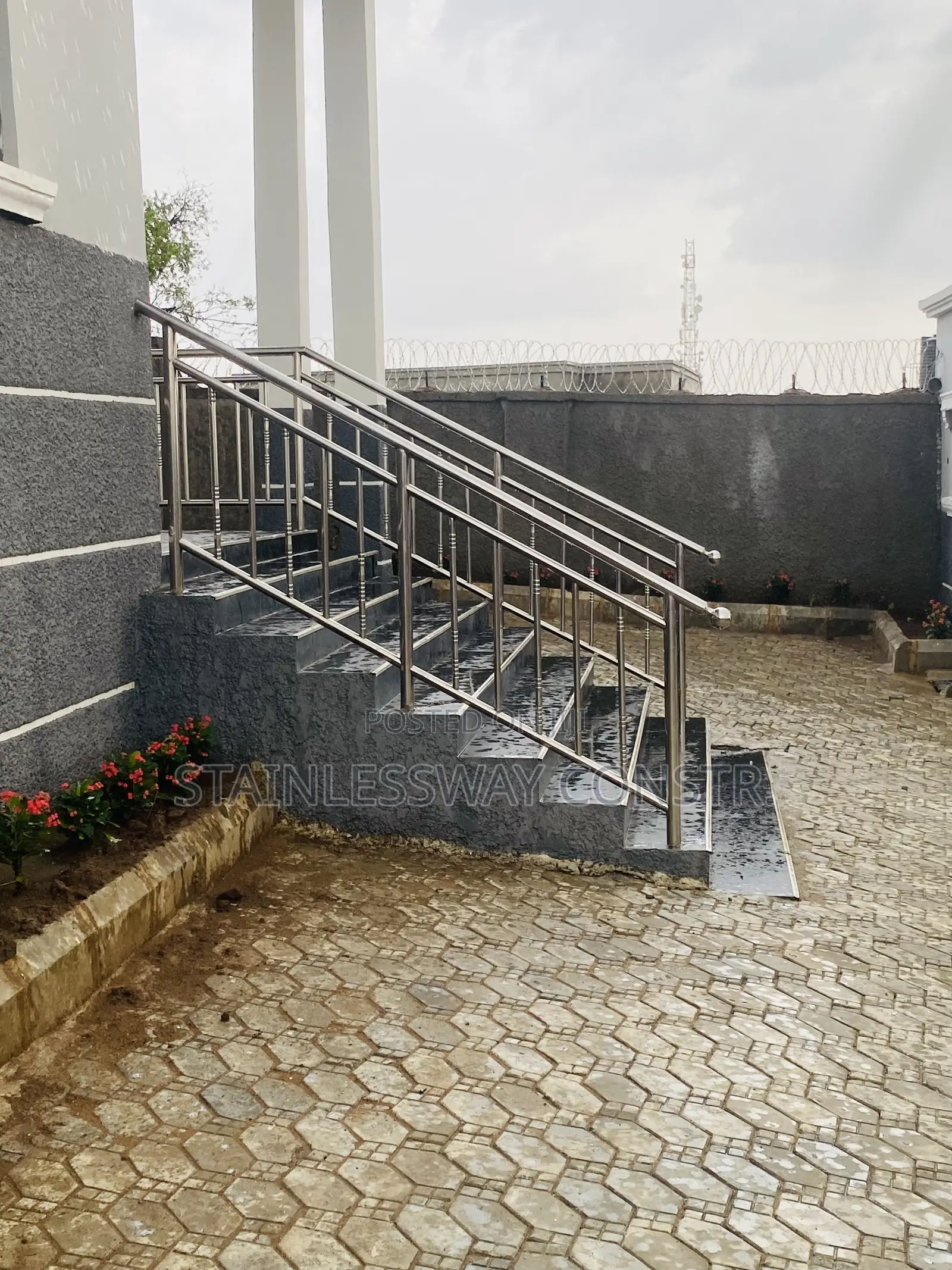 Stainless Argon Entrance Railing