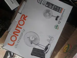 Table Fan With Solar Charger