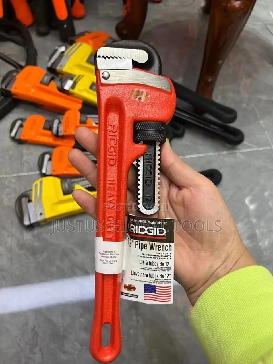 Rigid Pipe Wrench 12"
