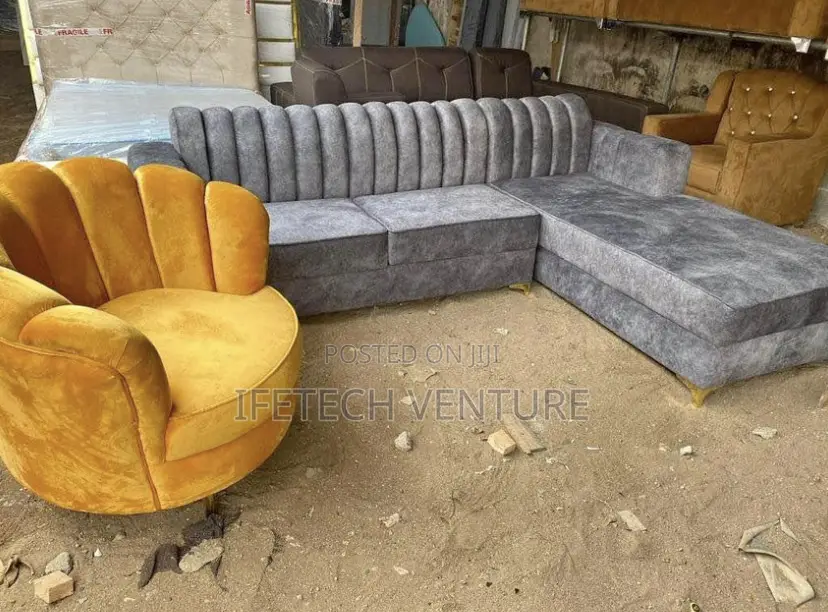 L Shape Sofa With Single