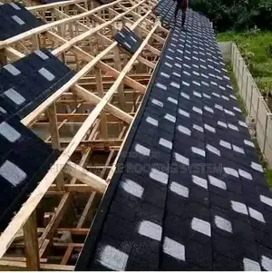 Stone Tiles and Oven Baked Aluminium Roofing Sheets