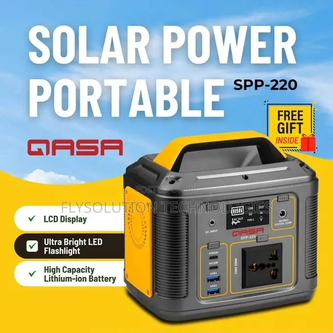 200W Qasa Solar Power Station Generation (Free Solar Panel)