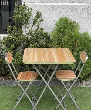 Foldable Laptop Table 2 Chairs