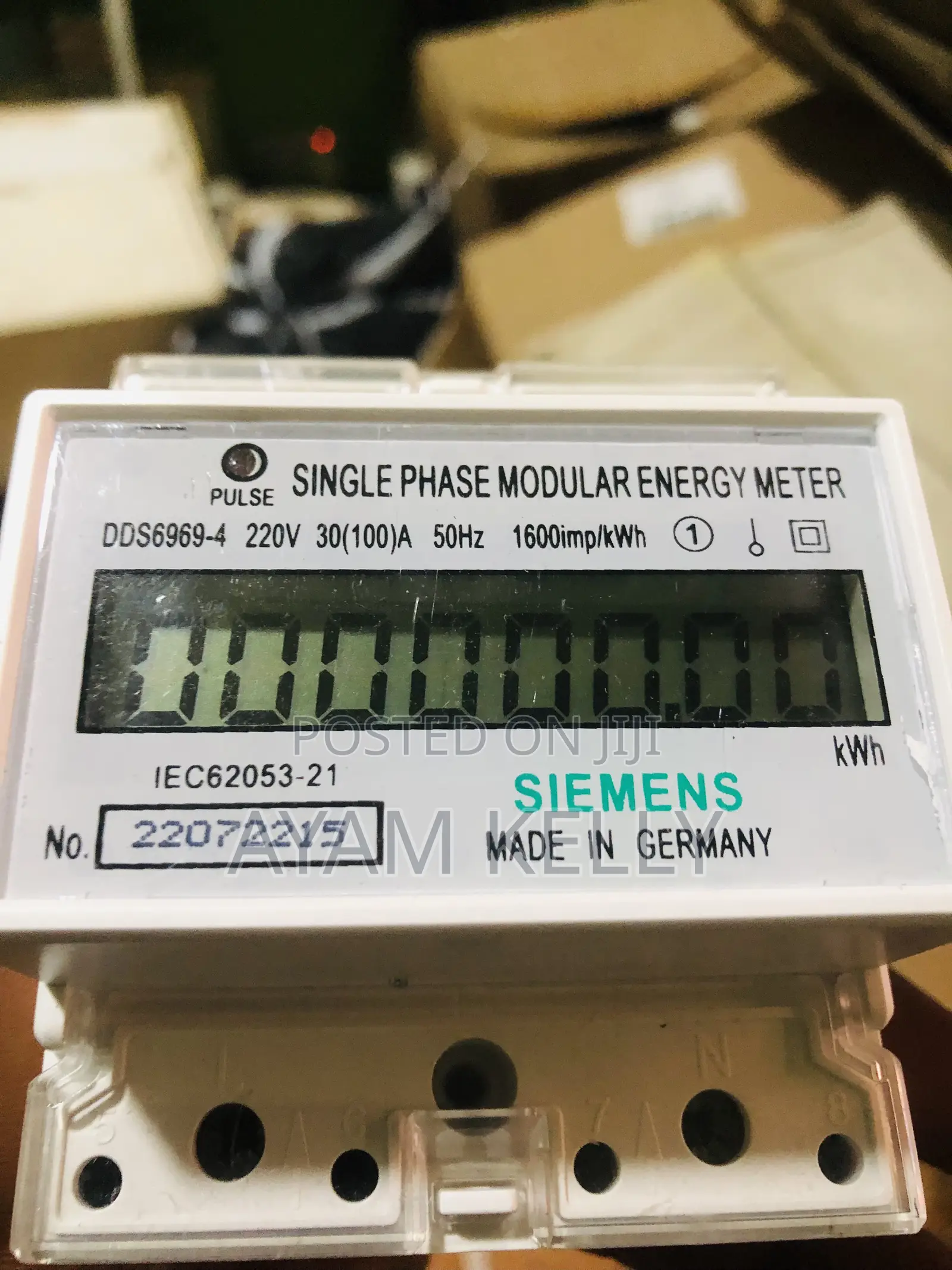 Digital Energy Meter Single Phase 100amps