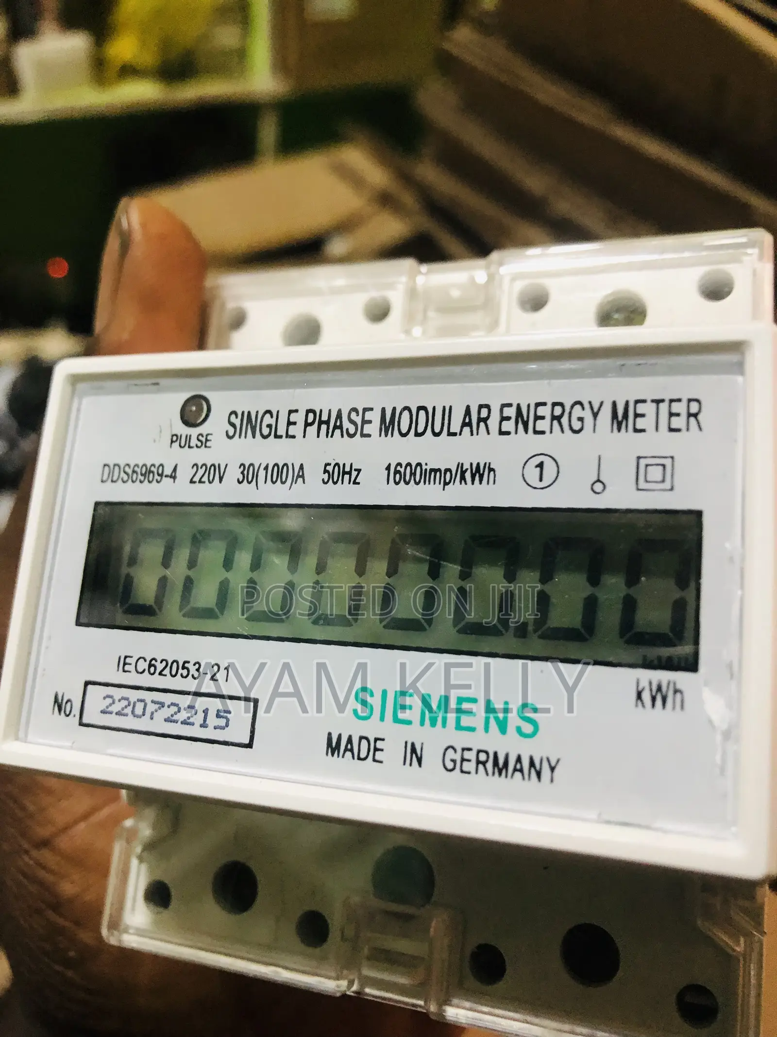 Digital Energy Meter Single Phase 100amps