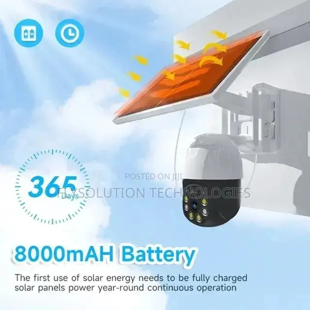 V380 Pro 4G Solar Powered Outdoor Waterproof Camera