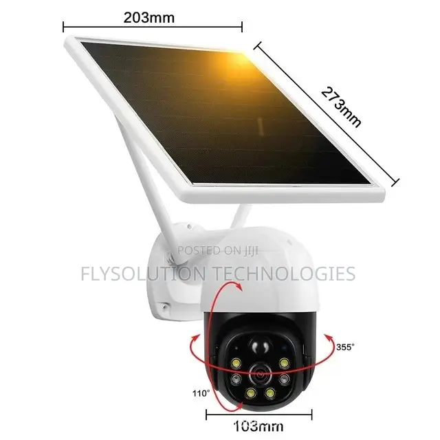 V380 Pro 4G Solar Powered Outdoor Waterproof Camera