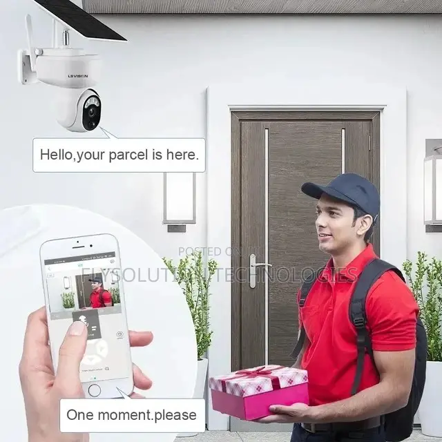 4G Ubox Mini Solar Powered Surveillance Camera