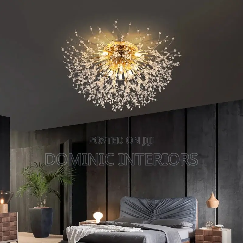 Crystal Snowflake Ceiling Lights