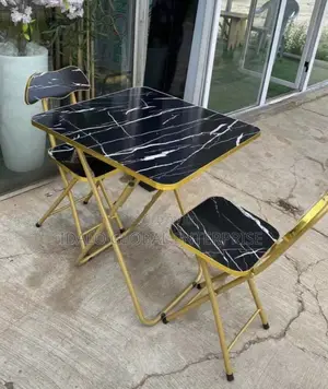 Foldable Laptop Table 2 Chairs