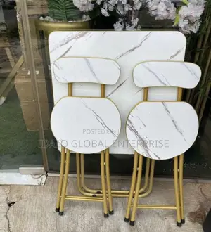 Foldable Laptop Table 2 Chairs