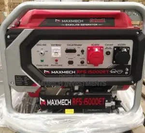 10KVA RS15000ET Maxmech 3 Phase 100% Copper Generator