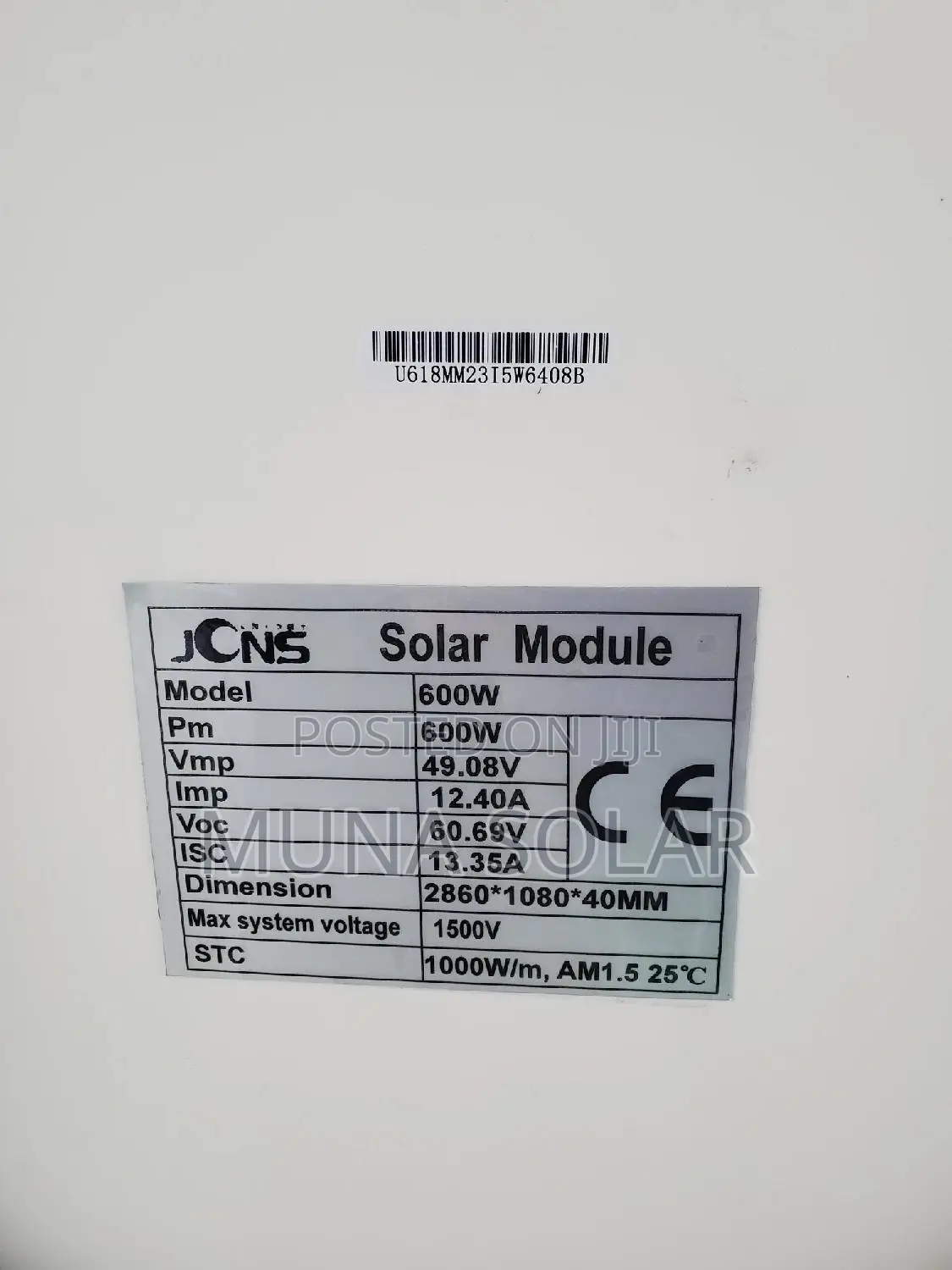 600watts Solar Module Solar Panel