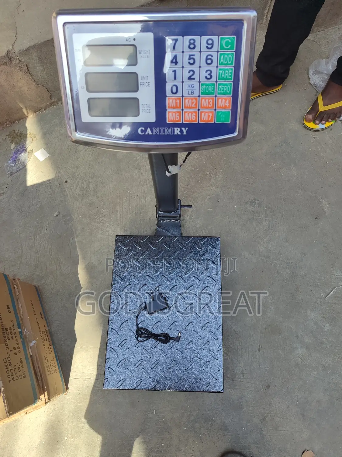 Double Display 100kg Scale