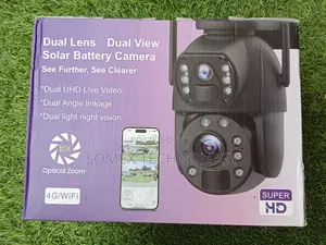 Solar Camera With Zoom Lens 6MP