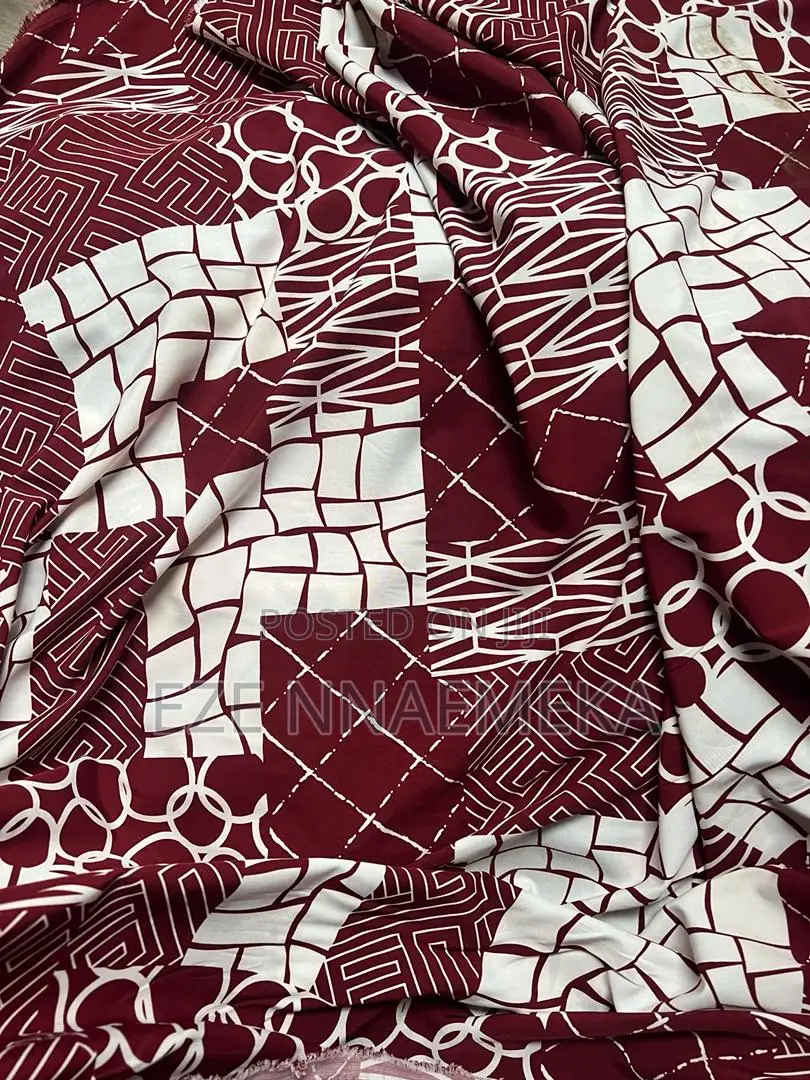 Quality Flowers Crepe, Fabric