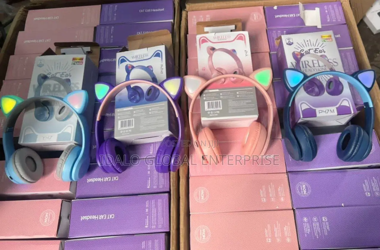 Cat-Ear Bluetooth Headphones