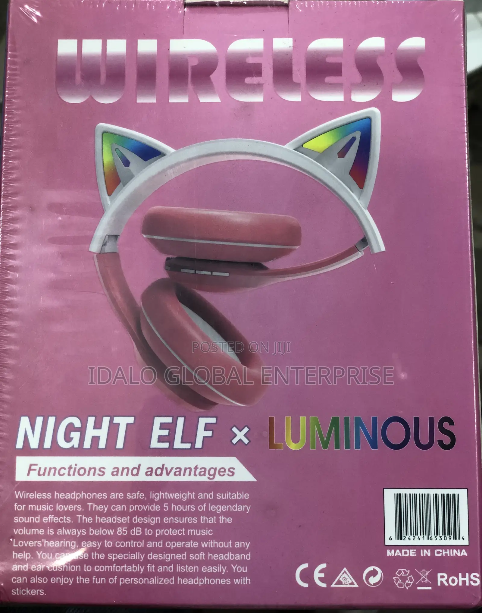 Cat-Ear Bluetooth Headphones