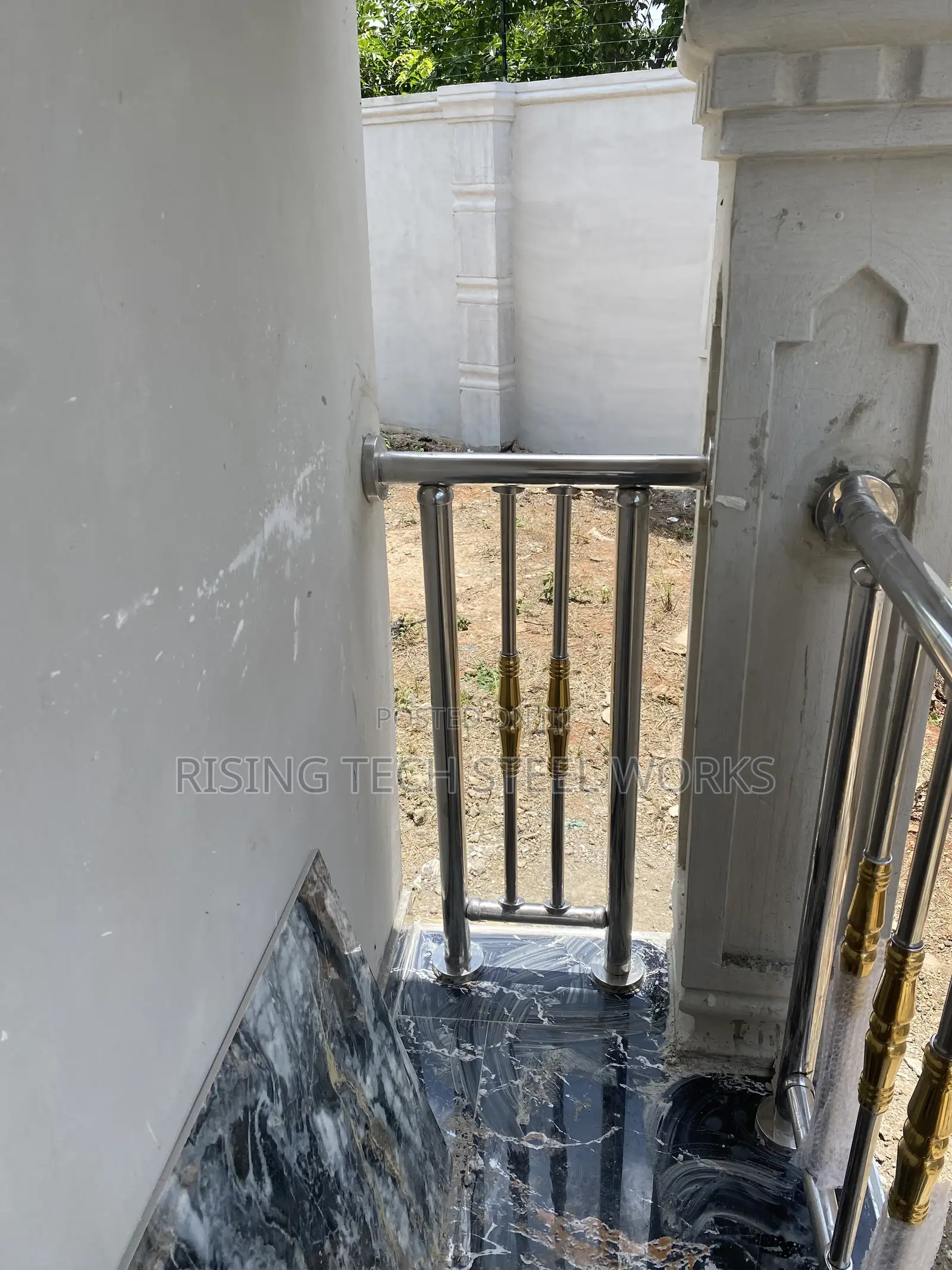 Stainless Steel Handrail Double Rail Design