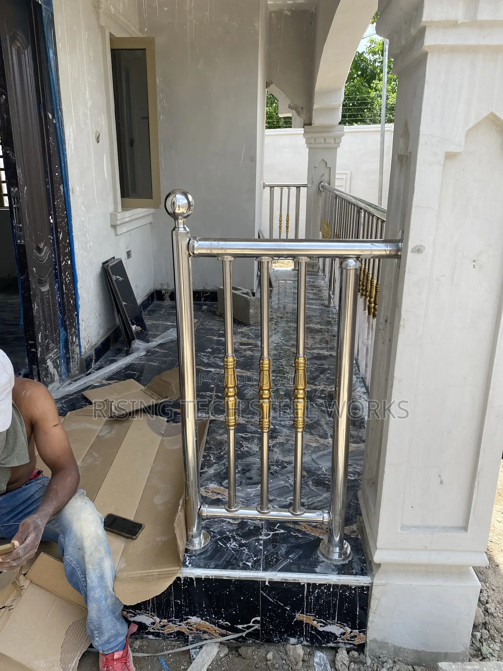 Stainless Steel Handrail Double Rail Design