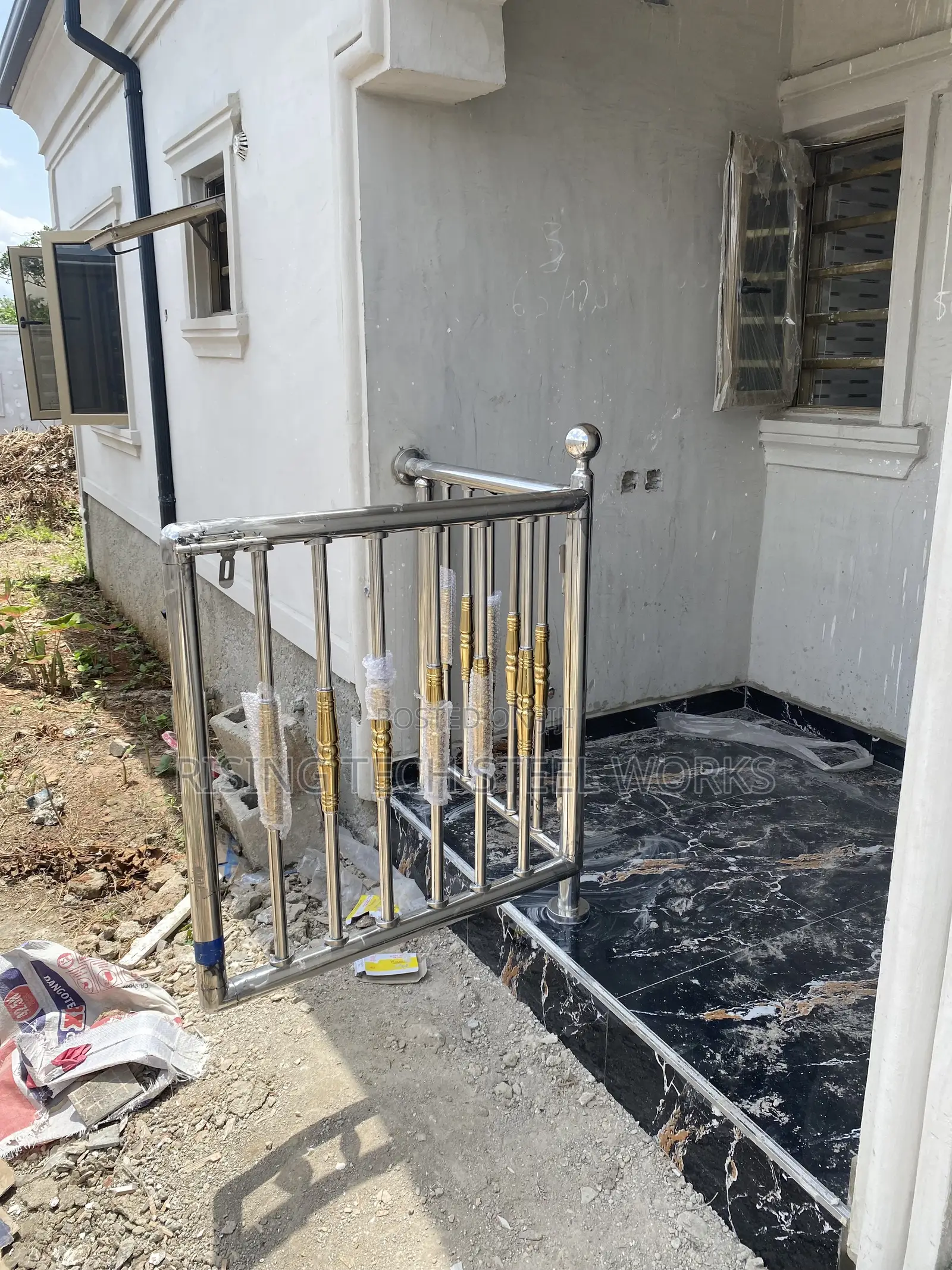 Stainless Steel Handrail Double Rail Design