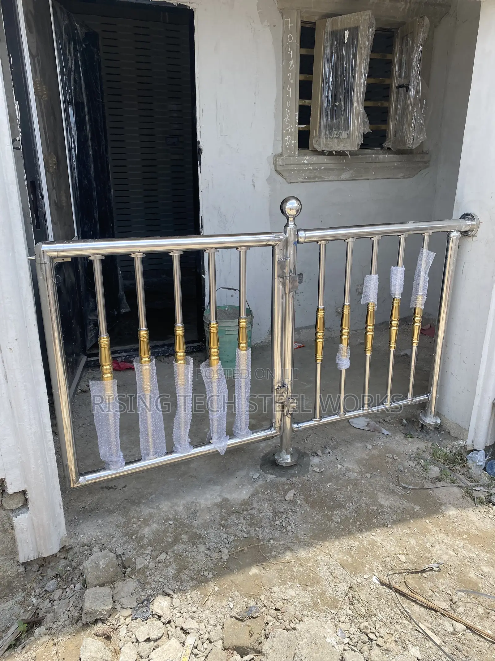 Stainless Steel Handrail Double Rail Design