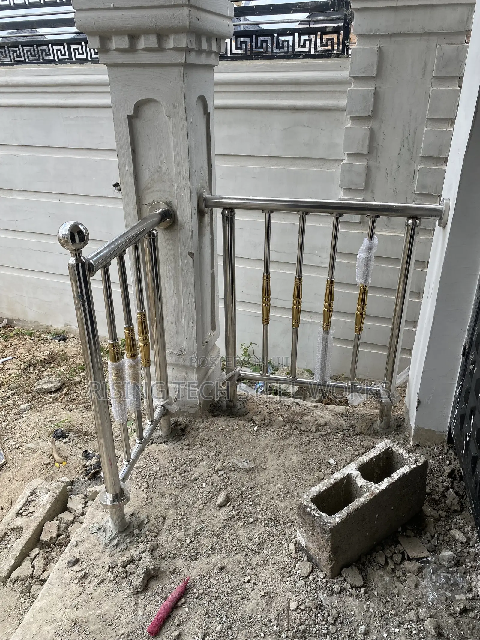 Stainless Steel Handrail Double Rail Design