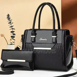 Black Leather Hand Bag