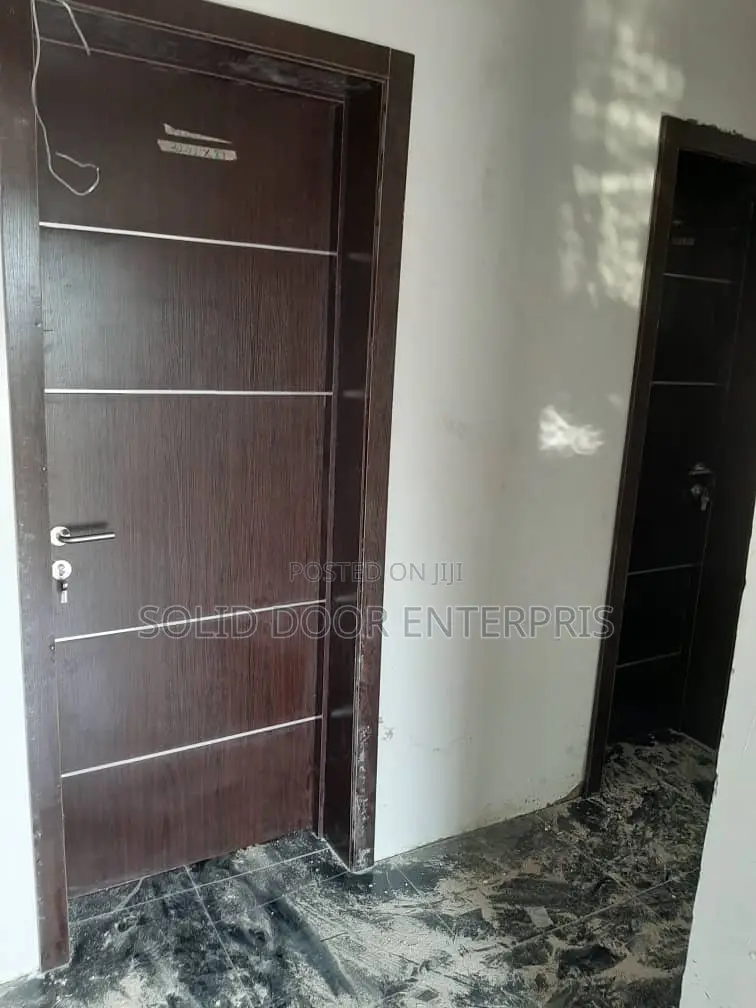 HDF Solid Door With Frame Door Is Now Available.