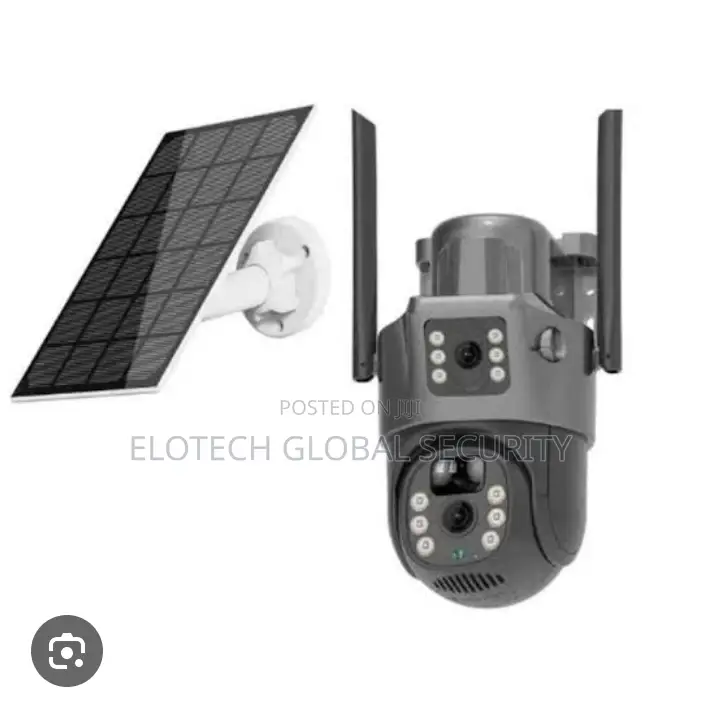 Two Screens Camera True Color View Outdoor Solar
