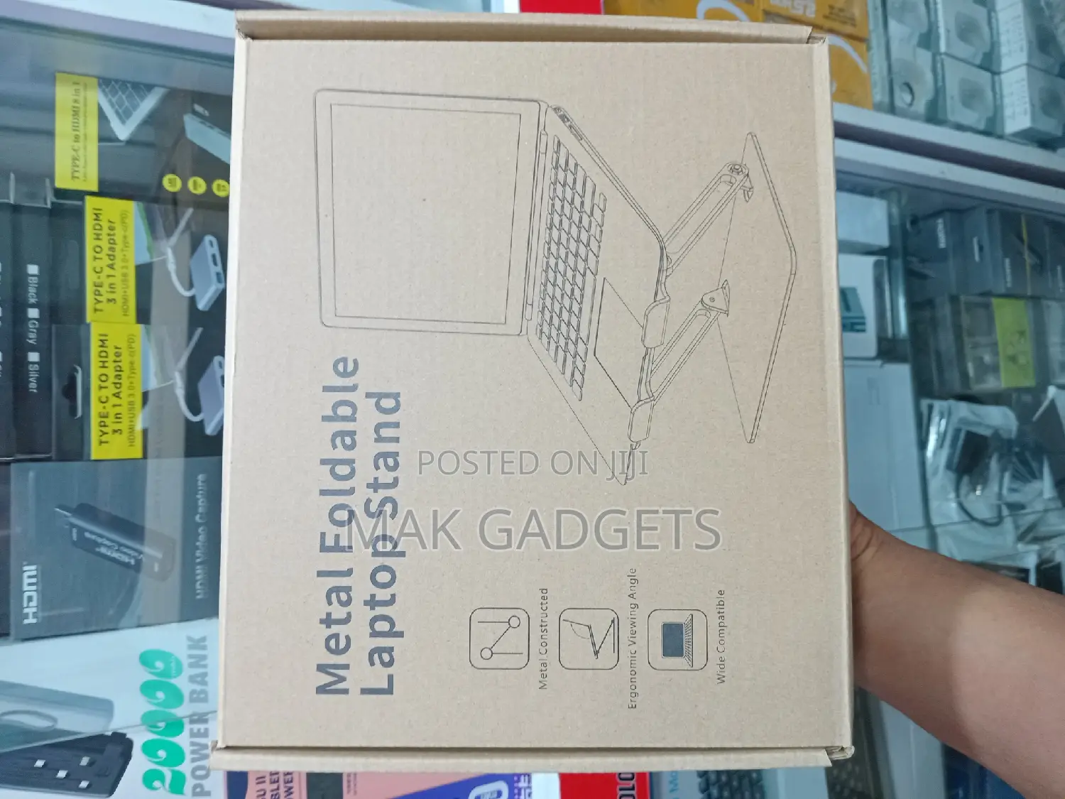 Creative Folding Storage Bracket Adjustable Laptop