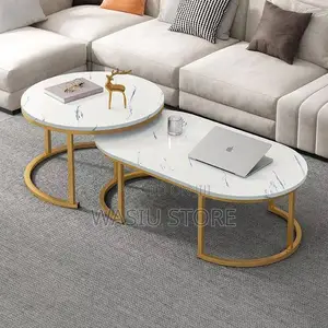 Photo - 2 in 1 Nordic Living Room Centre Table