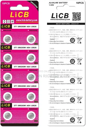 USA 1pc Licb SR626SW 377 AG4 1.5V Button Cell Watch