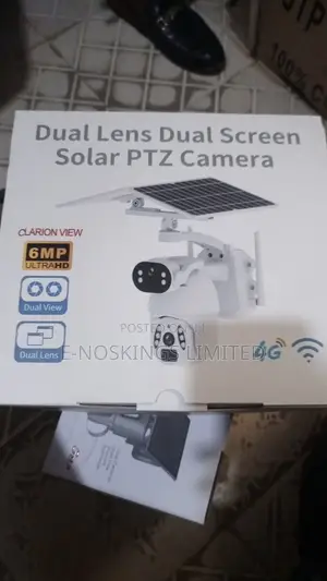 PTZ Solar Camera 6mp Dual Lens