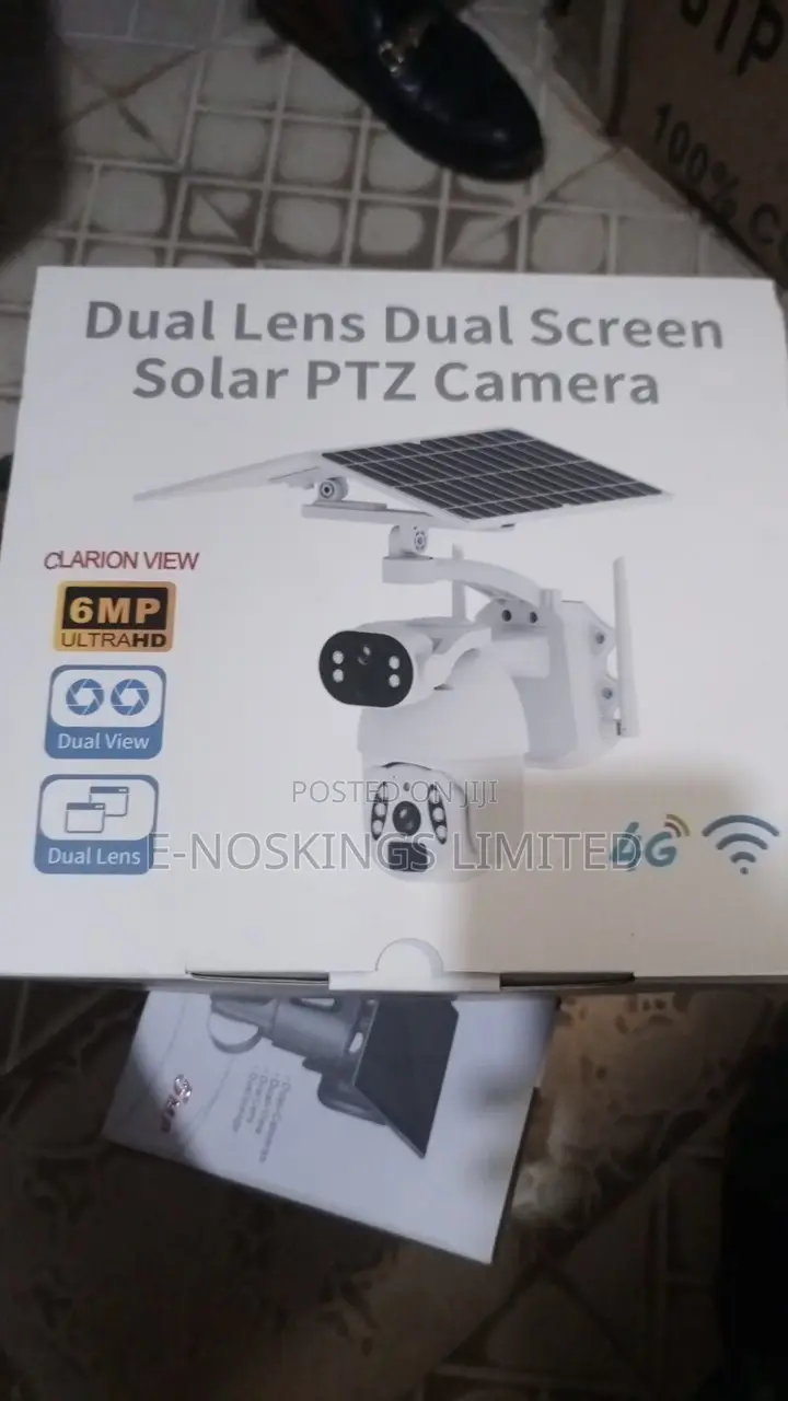 PTZ Solar Camera 6mp Dual Lens