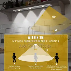 USB LED Night Light Motion Sensor Wireless Ultra Thin LED