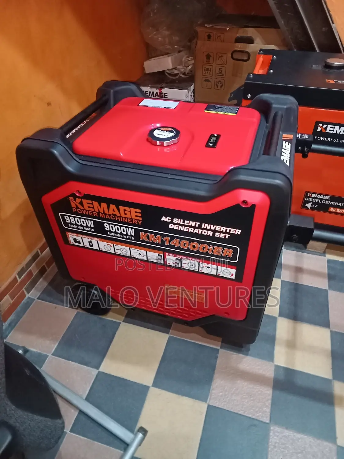 10kva Kemage Inverter Generator With Remote Control
