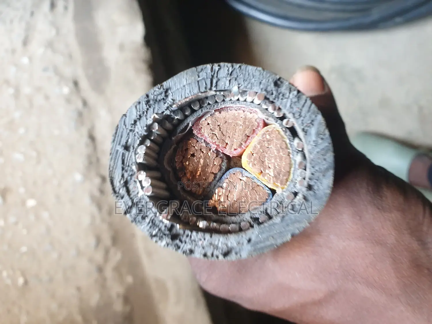 95mm 4core Armoured Cable .