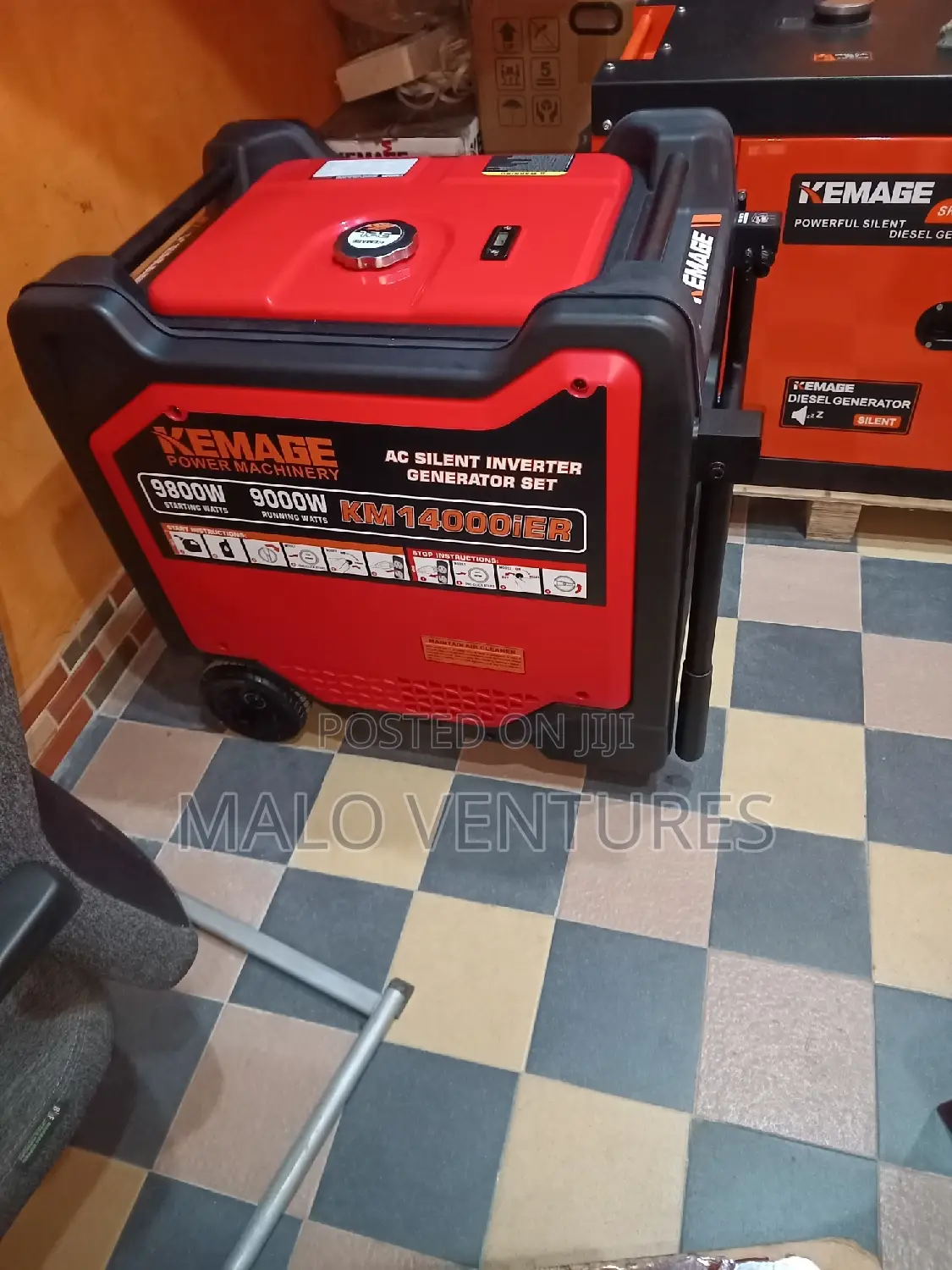 10kva Kemage Inverter Remote Start Generator