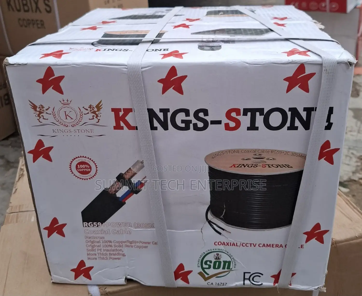 RG59 Cable With Power 305m Copper