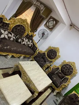 8seater Imported High Classic Turkish Royal Fabric Sofa Chai