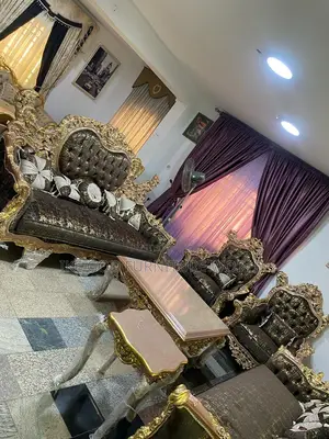 8seater High Classic Turkish Royal Fabric Sofa Chair