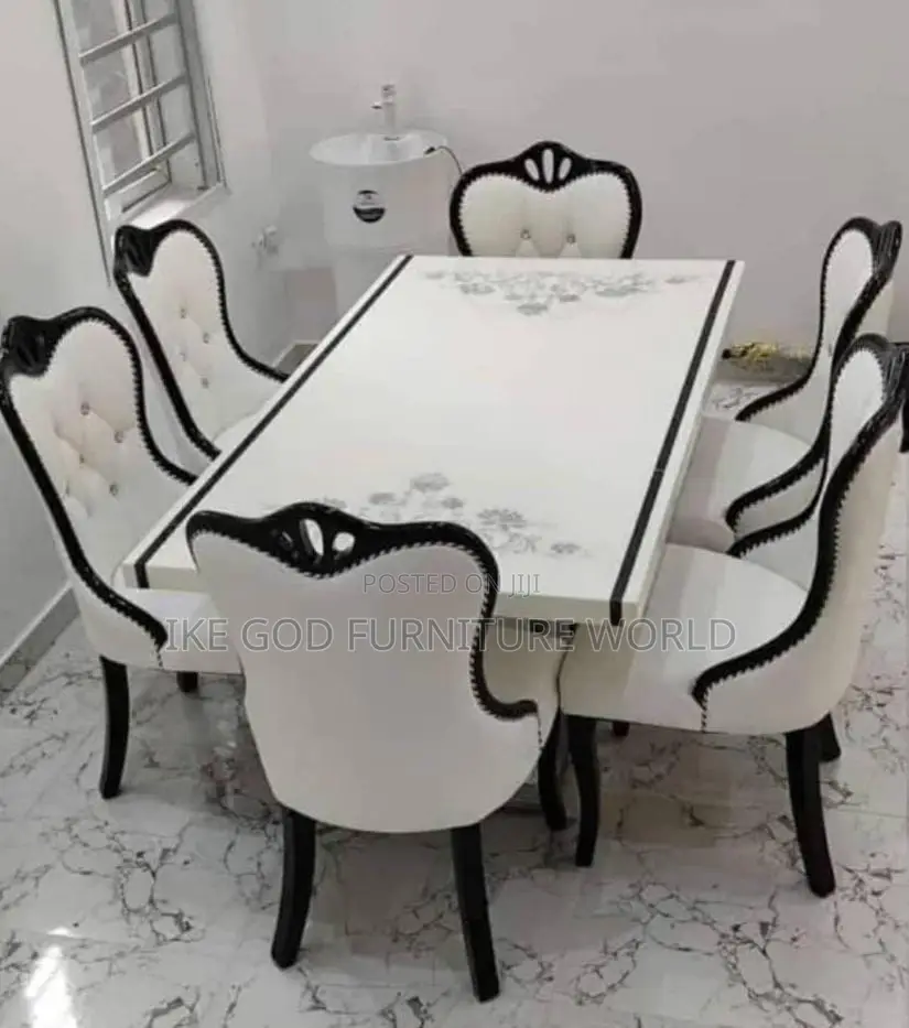 6seater Imported Turkish Marble Dining Table