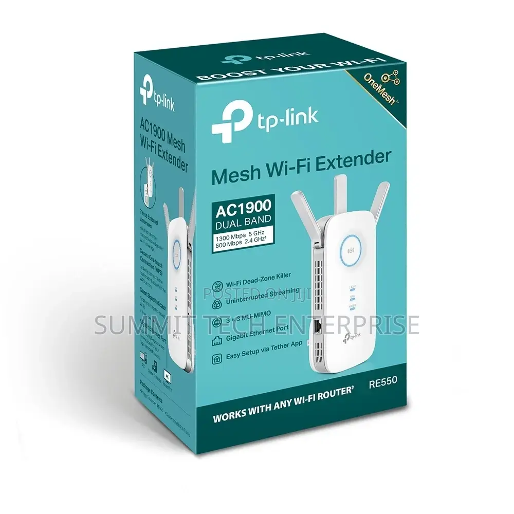 TP-LINK AC1900 Wi-Fi Range Extender (RE550)