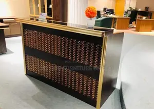 Office Executive Receptionist Table Glass Top