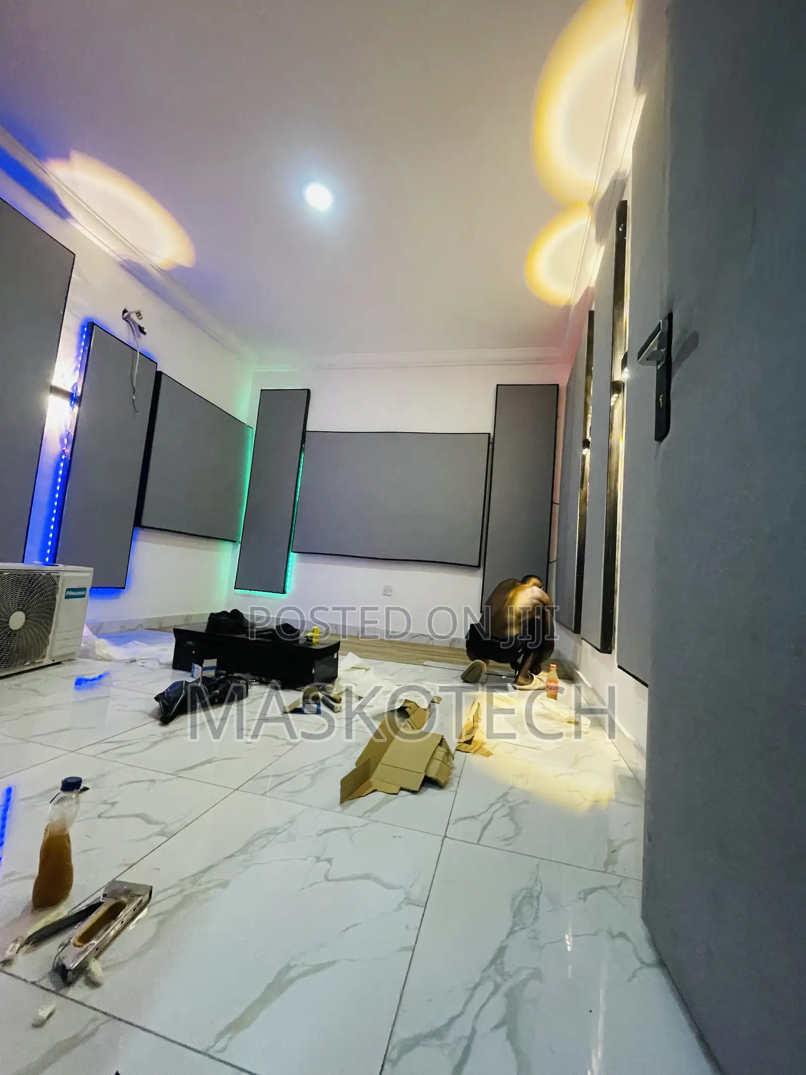Acoustic Panels and Diffuser